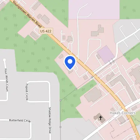 Map showing the location of Prometric Test Center in Niles