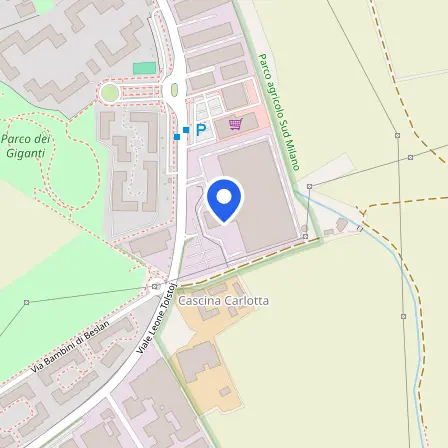 Map showing the location of DIGI Academy Srl C/O TD Synnex - Test Center Pearson Vue in San Giuliano Milanese