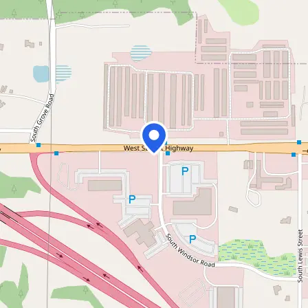 Map showing the location of Prometric Test Center in Spokane