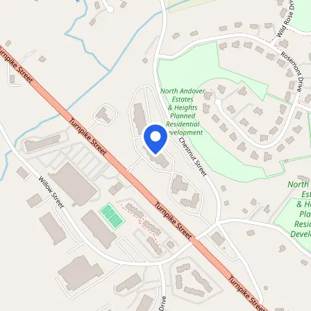 Map showing the location of Prometric Testing Center in Essex County