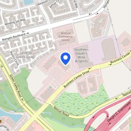 Map showing the location of Pearson Professional Center in Fairfield