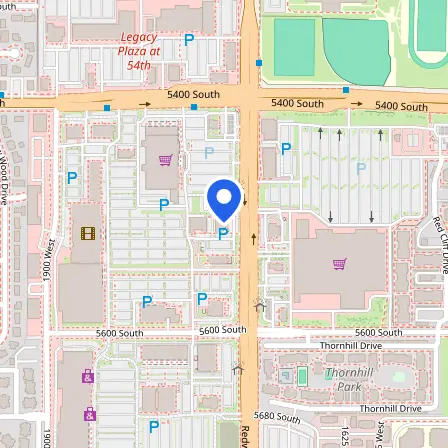 Map showing the location of Prometric Test Center in Salt Lake City