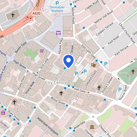 Map showing the location of Pearson Professional Centre - Doncaster in Doncaster