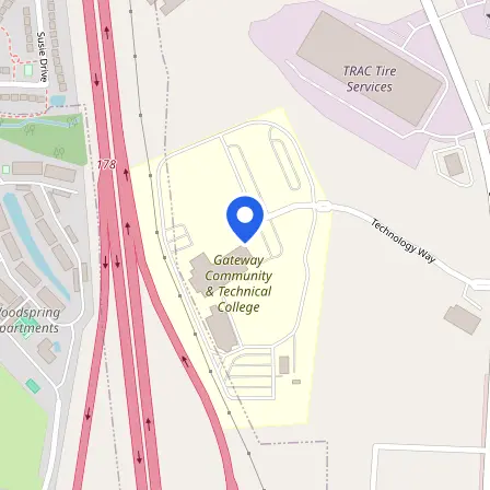 Map showing the location of Prometric Test Center in Florence