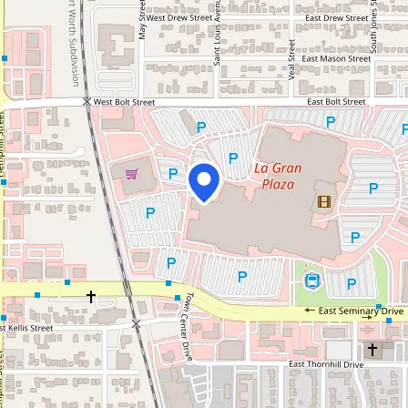 Map showing the location of Prometrics in Fort Worth