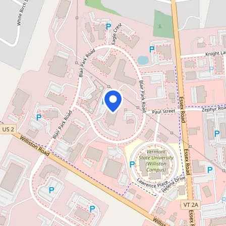 Map showing the location of Prometric in Taft Corners