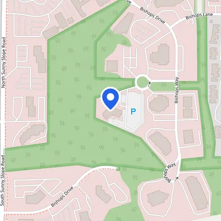 Map showing the location of Pearson Professional Center in Brookfield