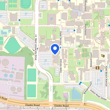Map showing the location of PROMETRIC BOCA RATON in Miami