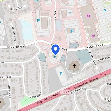 Map showing the location of Prometric Test Center in South Whitehall Township