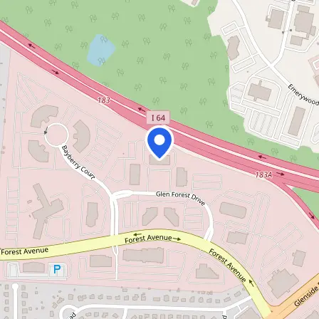Map showing the location of Pearson Professional Center in Richmond