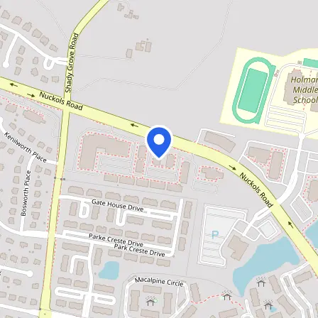 Map showing the location of Prometric Test Center in Richmond