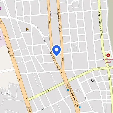 Map showing the location of Prometric Testing Center (Jeddah) - Mind Merge Training Center in Jeddah