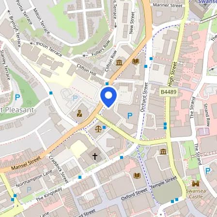 Map showing the location of Pearson Professional Centres-UK Swansea in Swansea
