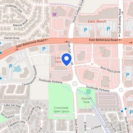 Map showing the location of Pearson Professional Center in Santa Maria