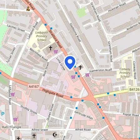 Map showing the location of Pearson VUE Testing Center in Birmingham