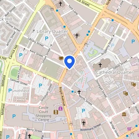 Map showing the location of Pearson Professional Centres-UK Belfast in Belfast City District