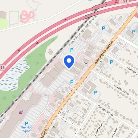 Map showing the location of Prometric Testing Center in North Haven