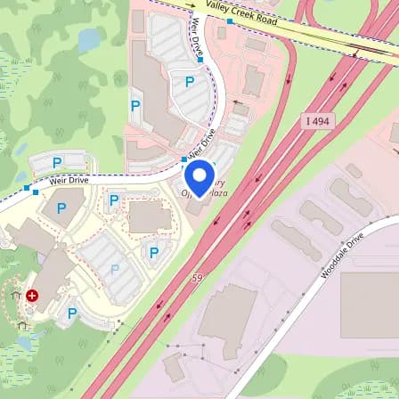 Map showing the location of Prometric in Minneapolis