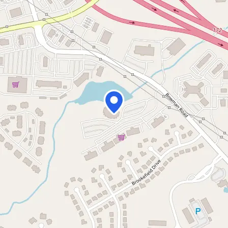 Map showing the location of Pearson Professional Centers in Macon