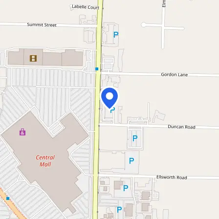 Map showing the location of Pearson Professional Center in Fort Smith