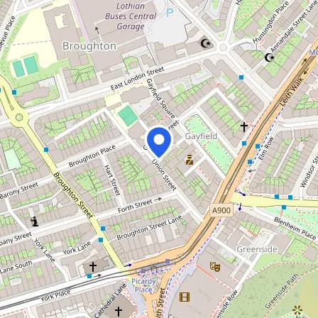 Map showing the location of Pearson Professional Centre - Edinburgh in City of Edinburgh