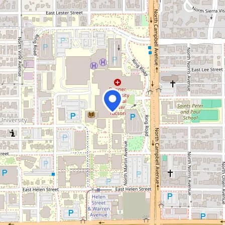 Map showing the location of Prometric Test Center in Tucson