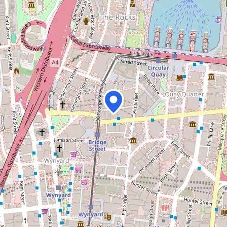 Map showing the location of Pearson Professional Centre - Sydney in Sydney