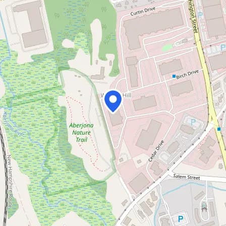 Map showing the location of Pearson VUE Testing Center in Boston