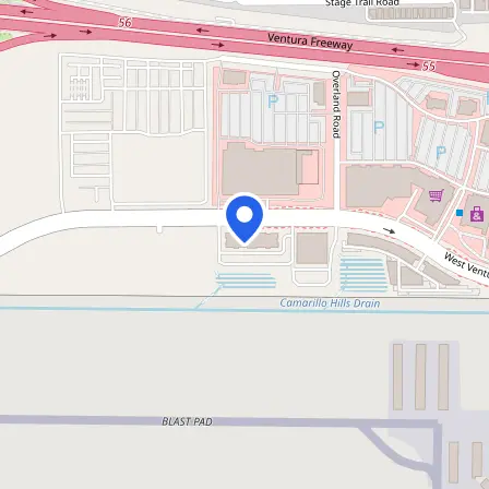 Map showing the location of Prometric in Camarillo