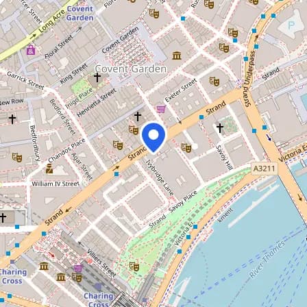 Map showing the location of Pearson VUE in Greater London