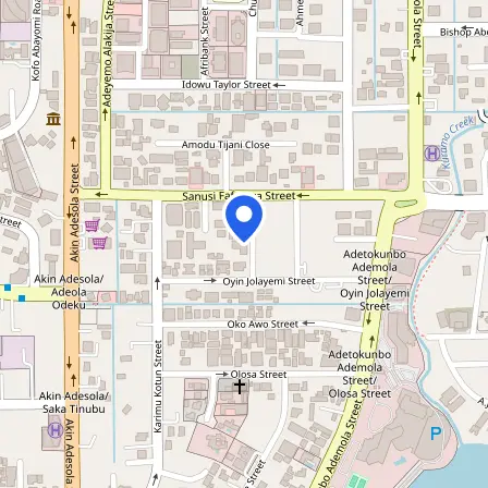 Map showing the location of Prometric Test Center in Victoria Island