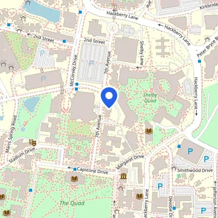 Map showing the location of Pearson Testing Center in Tuscaloosa