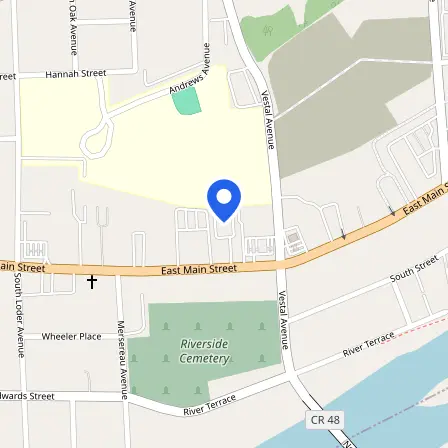 Map showing the location of Pearson Professional Center in Village of Endicott