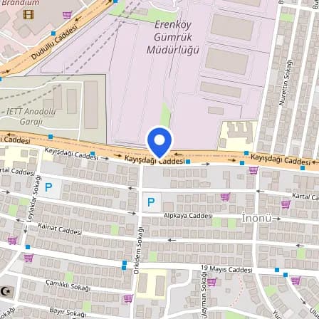 Map showing the location of ITPROWORK Bilişim Çözümleri A.Ş. - Pearson VUE Test Center in Ataşehir
