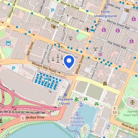 Map showing the location of Pearson Professional Centres - Perth WA in Perth