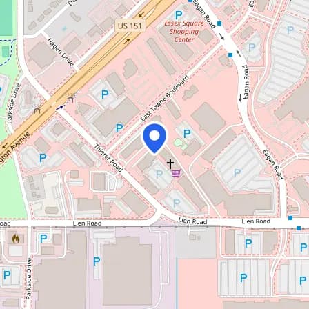 Map showing the location of Prometric Testing Center in Madison