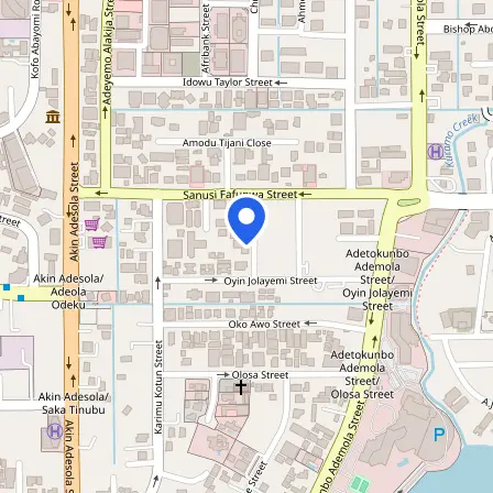 Map showing the location of Dragnet Prometric Test Center - DPTC in Victoria Island