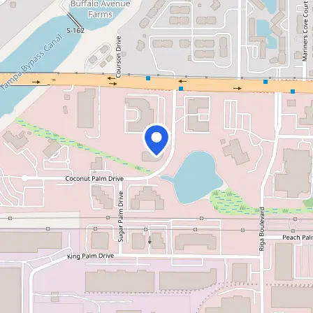 Map showing the location of Pearson Professional Center in Orient Park