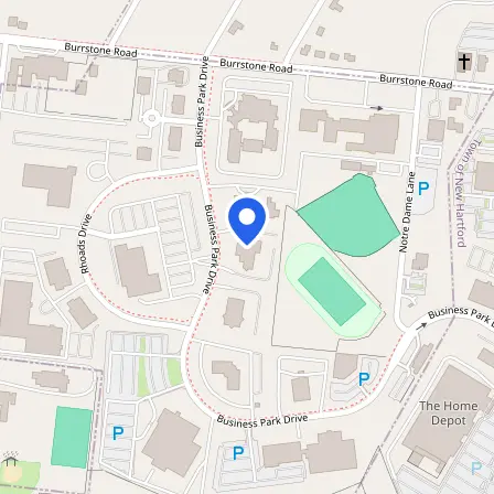 Map showing the location of Pearson Professional Center in City of Utica