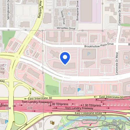 Map showing the location of Pearson Professional Building in Dallas