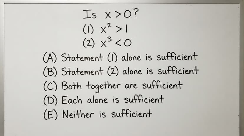 Data Sufficiency study guide