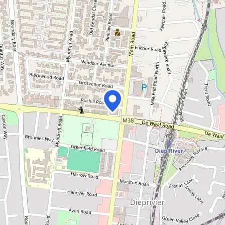 Map showing the location of Prometric Test Center in Cape Town