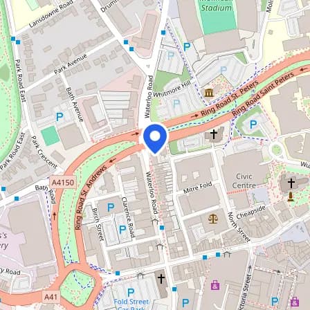 Map showing the location of Pearson Professional Centre - Wolverhampton in Wolverhampton