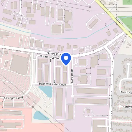 Map showing the location of Prometric in Memphis
