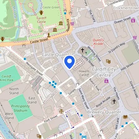 Map showing the location of Prometric Test Center in Cardiff