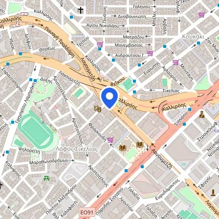 Map showing the location of Prometric Test Center in Athens