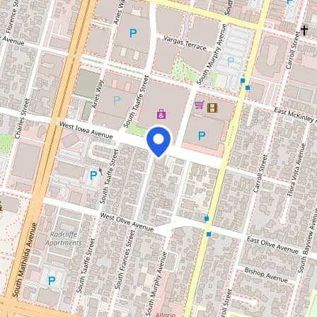 Map showing the location of Pearson VUE Test Center in San Francisco