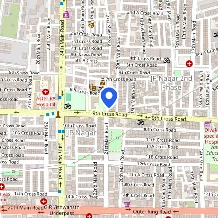 Map showing the location of Pearson Authorised Test Center in Bengaluru