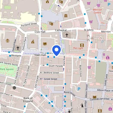 Map showing the location of Pearson Professional Centre - Leeds in Leeds