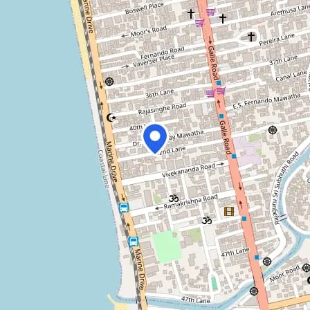 Map showing the location of Pearson Vue Authorized Test Center in Colombo